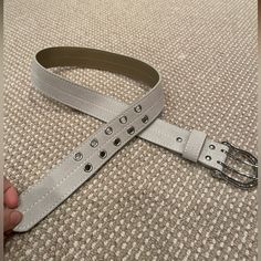 Never Worn! Nwot (New Without Tags) - Pristine Condition Grommet Belt, Urban Outfitters Accessories, Belts, Urban Outfitters, Women Accessories, Cream, Tags, Women Shopping, Color