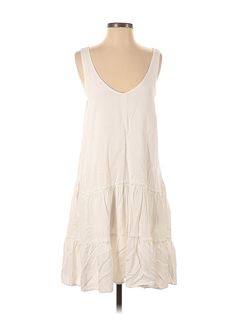 Splendid Casual Dress Size: Small Ivory Dresses - used. 100% VISCOSE, DropWaist, Scoop Neck, Solid, Short, Sleeveless | Splendid Casual Dress - DropWaist: Ivory Solid Dresses - Used - Size Small Ivory Dresses, Solid Dress, Drop Waist, Casual Dresses For Women, Casual Dress, Scoop Neck, Casual Dresses, Women Handbags, Womens Dresses