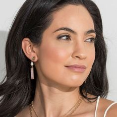 If ever the urge to dangle a beautiful stone from your ears strikes, we have just the thing for you.+ Nickel Free Dalmatian Jasper, Donate To Charity, Rose Earrings, The Thing, Pearl Drop Earrings, Pearl Drop, Stone Earrings, Rose Quartz, Hoop Earrings