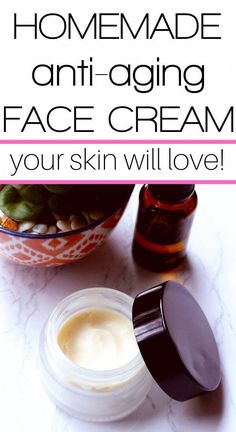 DIY anti-aging face cream. Straightforward, painless recipe made with just 4 ingredients and works wonders on wrinkles, skin tones and fine lines. Non Oily Face Moisturizer, Anti Aging Soap Recipe, Diy Moisturizing Face Cream, Diy Night Cream Anti Aging Facial Serum, Facial Cream Moisturizer, Diy Face Moisturizer For Dry Skin, Diy Wrinkle Cream Anti Aging, Classy Simple Nails Natural Looks, Diy Anti Aging Face Cream