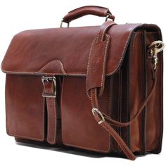 Novella Executive Leather Briefcase - Fenzo Italian Bags Men's Leather Briefcase, Mens Leather Laptop Bag, Leather Briefcase Bag, Laptop Bag Men, Leather Briefcase Men, Italian Bags, Laptop Messenger Bags, Laptop Rucksack, Briefcase For Men