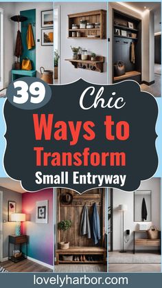 39 Chic Small Entrance Hall Ideas: Creative Solutions For Welcoming Spaces Tiny House Entrance Ideas, Tiny Entrance Hall Ideas, Small Home Entryway Ideas, Tiny Hallway Ideas