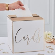 Hey, I found this really awesome Etsy listing at https://www.etsy.com/listing/810546907/gold-wedding-card-holder-post-box Modern Wedding Diy, Wedding Card Post Box, Gold Card Box Wedding, Gold Card Box, Reception Gifts, Wedding Post Box, Rustic Wedding Decorations, Card Box Holder, Wedding Card Holder