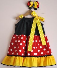 minnie Minnie Dress, Pillowcase Dresses, Minnie Mouse Dress, Minnie Mouse Girl, Birthday Outfits, Pillowcase Dress, Dresses Kids Girl, Disney Outfits