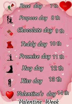 a valentine's day poster with the date and time