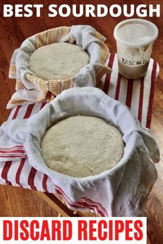 two pies sitting on top of a wooden table