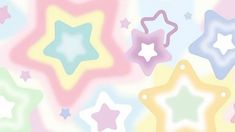 an abstract background with stars in pastel colors