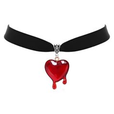 PRICES MAY VARY. Dropping Blood Heart Choker: This blood dripping love necklace is vampire style, the pendant is a red heart dripping blood, the red heart represents love and passion, and the design of dripping blood effect enhances this implication, gothic design and dripping blood The combination of effects brings a visual impact and a very personal charm. Reliable Material: This necklace is made of high quality acrylic and black velvet, The black velvet necklace is made of suede material, whi Red Vampire Dress, Vampire Accessories, Vampire Choker, Heart Dripping, Vampire Style, Dripping Heart, Blood Heart, Dripping Blood, Vampire Necklace