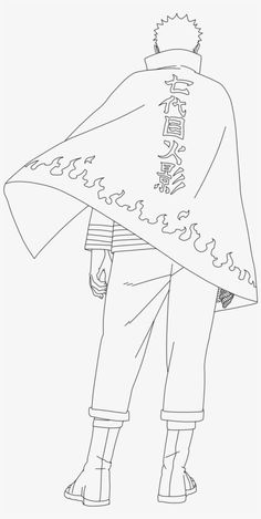 an anime character with a cape over his head