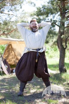 Linen Viking Pants Heathen Wedding, Viking Pants, Larp Fashion, Medieval Pants, Viking Clothes, Costume Viking, Loose Linen Pants