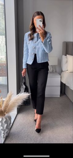 Look Working Girl, Old Money Fashion, Casual Work Outfits Women, Business Professional Outfits, Money Fashion, Outfits For Work, Chique Outfits, Corporate Outfits