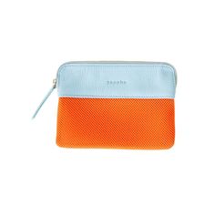 You'll love this modern multi-purpose pouch—a vibrant and versatile organizer that's as playful as it is practical! The Roxcy mesh and leather pouch is the perfect size to hold all your essentials, whether it's makeup, toiletries, charger cords, or beach day must-haves. She's a versatile companion for your on-the-go lifestyle. Plus, you can toss her into one of our larger bags (she happens to pair perfectly with our Cherie mesh beach tote). Features   Eye-catching colors: Combos you’ll keep reaching for.  Buttery-soft: The leather border is so soft and luxurious.  Minimal design: Clean lines, accented with Sapahn’s logo stamp.  Spacious: The perfect size for all your essentials.  Unique material: The mesh construction gives this pouch a fun and trendy vibe. Spot clean mesh with water and d Mesh Pouch, Laptop Travel Bag, Handbag Stores, August Birthstone Jewelry, Gifts For New Mums, Jewelry Ring Box, Pearl Jewellery Earrings, Beach Tote, Wallet Bag