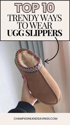 Womens Tasman Slipper Outfit, Ugg Tasman Women, Styling Ugg Tasman Platform, How To Wear Tazz Uggs, Ugh Slippers With Socks, Uggs 2024 Trend, Outfits To Wear With Uggs Tasman, Caribou Tasman Uggs Outfit, Styling Uggs Tasman