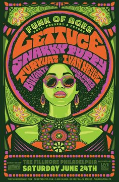 an image of a poster for the funky age reggae festival in san francisco, california