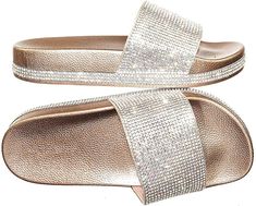 PRICES MAY VARY. Title: Forever Link Viste-07 Rhinestone Glitter Slide Slip On Flatform Footbed Sandal Slippers. Product Type: Arborist Merchandising Root > Self Service > Special Features Stores > 80dbd58c-5608-4346-a9d0-64e6b7f46827_0 > 80dbd58c-5608-4346-a9d0-64e6b7f46827_9901 > 80dbd58c-5608-4346-a9d0-64e6b7f46827_879902 > Test Color Vamps Band, Fashion Sandals Flat, Glitter Slides, Rhinestone Slides, Sandal Slippers, Pvc Moulding, Shower Shoes, Women Platform Sandals, Rhinestone Sandals