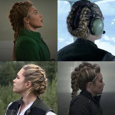 Yelena Belova Hairstyle, S Braids, Yelena Belova, Marvel Women, Florence Pugh, Natasha Romanoff, Black Widow, Marvel Superheroes, Buns