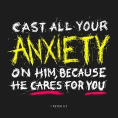 1 Peter 5:7 Give all your worries and cares to God, for he cares about you. | New Living Translation (NLT) | Download The Bible App Now Cast All Your Cares, Today Is Monday, 1 Peter 5, 1 Peter, Daily Bible, King James Version, Verse Of The Day, Holy Bible