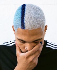 Bleached Hair Men, Shaved Head Designs, Men Blonde Hair, Hair Colour Design, Dyed Hair Men, Pulp Riot Hair Color, Shaved Hair Designs, Buzzed Hair, Pulp Riot Hair