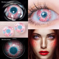 Material: HEMA Certification: CE External Testing Certification: ce Item Type: Color Contact Lenses Model Number: MCK1 Package Quantity: TWO PIECES Contact Lenses Type: Yearly Disposable Diameter (mm): 14.5mm Thickness(mm): 0.04-0.06 mm Life Span: Yearly Disposable Contacts Lenses Expiration time: 5 Years (before opened) Diopters: Non prescription lenses Color contact lens type: Circle Color Lenses Feature: helps change the color of pupils Use Occasion: For party&daily wear Notice: Pictures for reference only. EYESHARE 2pcs Color Contact Lenses For Eyes Anime Cosplay Colored Lenses Blue Yellow Colored Lenses Contact Lens Beauty Pupils Specification： Series: Cosplay Water content: 40% Diameter: 14.5mm Optical centre thickness: 0.08mm Main material: HEMA Base curve radius: 8.5mm Lenses hardn Halloween Bedding, Contact Case, Eye Contacts, Color Contact Lenses, Eye Lens, White Lenses, Halloween Eyes, Diy Trends, Christmas Makeup