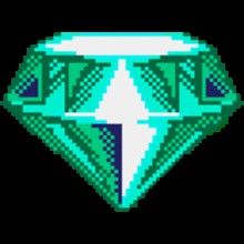 an image of a diamond in pixel style