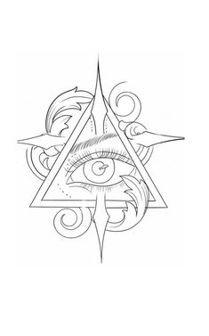 an all seeing eye tattoo design