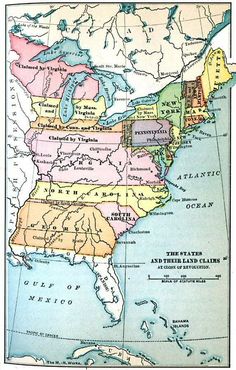 an old map of the united states