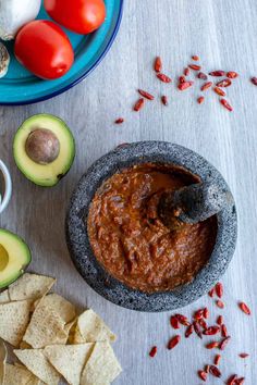 Made with a dried piquin chiles, garlic cloves, tomatoes, and onion, this chili pequin salsa recipe is as delicious as it is easy to make. Molcajete Salsa Recipe, Chili Pequin, Crunchy Onions, Slow Roasted Pork Shoulder, Habanero Salsa, Spicy Salsa, Pineapple Salsa, Grilled Pineapple, Fresh Salsa