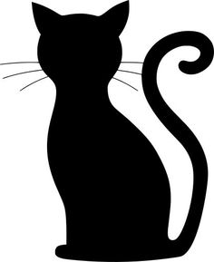 cat free svg Silhouette Cat Sillouhette, Cat Svg Free, Cat Creepy, Cat Stencil, Free Svg Images, Silhouette Chat, Moldes Halloween, Cat Quilt Patterns, Cat Template