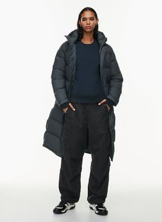 THE SUPER PUFF™ LONG Super Puff Long, The Super Puff, Super Puff, Best Winter Coats, Great Coat, Down Puffer Jacket, Warm Down, Ripstop Fabric, Water Repellent Fabric