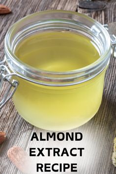 ALMOND EXTRCT RECIPE Diy Lemon Extract, How To Make Flavored Extracts, Homemade Almond Extract Recipe, Anise Extract Recipes, Diy Almond Extract, Homemade Almond Extract, How To Make Almond Extract, How To Make Almond Paste, Homemade Almond Paste