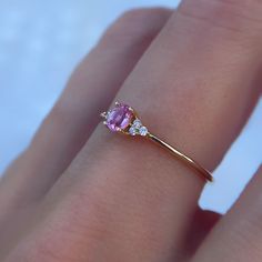 Natural Pink Sapphire and Diamond Martini Ring . Oval Pink Sapphire Ring . Diamond and Sapphire Ring . 14k Gold 18k Gold Platinum - Etsy Diamond And Sapphire Ring, Saphir Ring, Rings Women, Pink Sapphire Ring, Rings Diamond, Promise Rings For Her, Pretty Jewelry, Ring Oval, Pink Ring