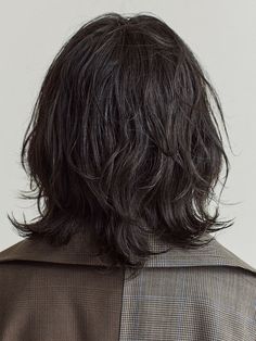 Mens Long Hair Layers, Mens Layered Haircut Long, Layered Hair Men, Long Layered Hair Men, Black Hair Men, Shoulder Length Hair Men, Mens Long Hairstyles, Wolf Cut Hairstyle, Shoulder Length Black Hair