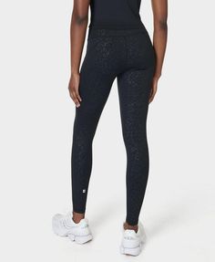 Lightweight gym leggings perfect for everyday wear. Exclusive 80% recycled fabric is breathable, quick-drying and squat-proof. Super flattering high waist and seamed design to sculpt the bum. Designed for low-impact with a lightweight, soft texture. Slip pocket at waist for cards and keys. Inseam length: 68cm / 27". Model wears size S and is 178cm/5'10" tall. Style Code: SB9651EColour: Black Animal Fade Emboss Print Linen Loungewear, Black Animals, How To Iron Clothes, Sweaty Betty, Gym Leggings, Squat Proof, Fitted Trousers, Clothing Care, Cashmere Coat