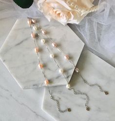 Classy and timeless, this glowing pearl bracelet can complete the most sophisticated of bridal looks. Excellent quality cultured pearls (10-11mm teardrop) are paired with sterling silver (marked 925) for a simple, but very elegant look. Length: 7.5" (approx. 19cm) with a 2" (approx. 5cm) extension chain for comfortable sizing. Closure is a secure spring ring clasp. Available in three beautiful colors: White, Blush and Mauve. To choose your desired color select from the dropdown menu. This beauti Bridal Accessories Belt, Wedding Pearl Jewelry, Hair Accessories Tiara, Flower Girl Jewelry, Light Mauve, Pearl Bridal Jewelry, Pearl Jewelry Wedding, Rose Gold Bridal, Color Wedding