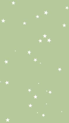 a green background with white stars on it