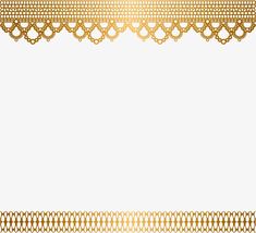 an ornate gold border on a white background