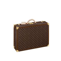 LOUIS VUITTON® - Alzer 60 - Vuittonite Round Leather, Louis Vuitton Official, Monogram Canvas, Leather Handle, Sims 4, Lego, Voyage, Louis Vuitton, Monogram