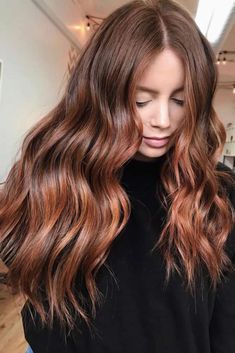 Dark Auburn Hair Color, Brunette Hair Color With Highlights, Auburn Hair Color, Blonde Hair With Highlights