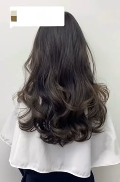 Korean Perm Layered Hair, Korean Soft Curls Hair, Korean Curls Loose Waves, Long Layered Permed Hair, Digital Perm Layered Hair, Asian Hair Perm Loose Waves, Digital Wave Hair, Korean Hair Perm Waves, S Perm Korean