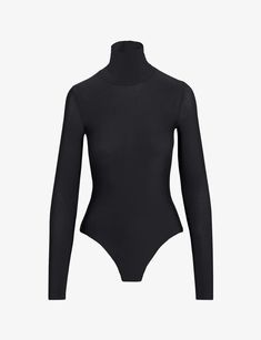 Commando's Butter Turtleneck Bodysuit is made from their ultra-soft and smoothing Butter fabric and designed with a flattering turtleneck silhouette. Constructed with raw-cut edges for a sleek finish, this turtleneck bodysuit will be your new wardrobe staple. Luxury Austrian modal blend (79% modal, 21% elastane) Fit-tested by real women Ultra soft Four-way stretch and high recovery Pilling resistant Snap closure at gusset Machine washable Ballet Body, Turtleneck Bodysuit, Winter Skirt, Black Turtleneck, Drip Dry, Awards Ceremony, New Wardrobe, Real Women, Black Bodysuit