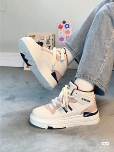 Casual Shoes Women Sneakers, Plateau Sneaker, Trendy Shoes Sneakers, Pretty Shoes Sneakers