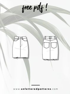 the front and back view of a women's shorts with pockets on each side