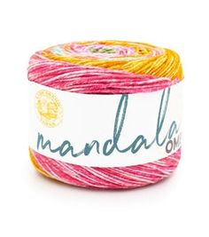 a ball of yarn with the word mandal on it