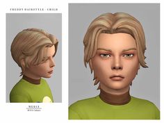 Sims 4 Freddy Hairstyle Kids Hairstyles Boys, Sims 4 Hair Male, Hair Male, Sims 4 Game Mods, Sims Hair, Best Sims