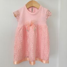 Bundle And Save! Brand New! Super Cute And Soft! Beautiful Pastel Peach Pink. Pink Playtime Dress With Lace Trim, Girls Turtleneck, Plaid Flannel Dress, Annie Dress, Short Sleeve Floral Dress, Studded Dress, Girls Pink Dress, Denim Overall Dress, Cotton Blends Dress