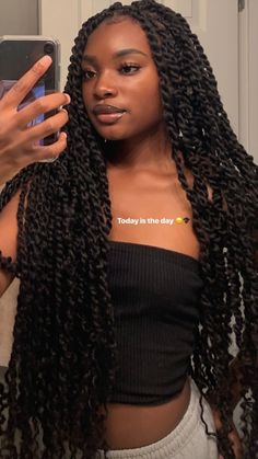 Cabello Afro Natural, Big Box Braids Hairstyles, Cute Braided Hairstyles, Braids Hairstyles Pictures, Pelo Afro, Twist Braid Hairstyles