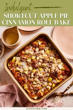 Try my Indulgent Shortcut Apple Pie Cinnamon Roll Bake the next time you are craving homemade cinnamon rolls, but don't have a lot of time! Made with pre-made cinnamon roll dough, this easy recipe delivers all the flavor of homemade in a fraction of the time. Perfect as an indulgent breakfast or a cozy dessert, it’s packed with warm, gooey apple pie goodness. Impress your family with this effortless treat that tastes like it took hours to make. Save this pin for a sweet shortcut!