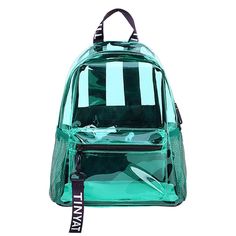 Main Material: PVCOrigin: CN(Origin)Gender: UnisexBackpacks Type: External FrameInterior: Interior Zipper PocketHandle/Strap Type: Soft HandleItem Type: BackpacksDecoration: NONEClosure Type: zipperRain Cover: YesExterior: Solid BagCarrying System: Arcuate Shoulder StrapModel Number: 28GD3TT904225-GNLining Material: PVCStyle: FashionPattern Type: Solid Transparent Backpack, School Rucksack, Clear Backpack, Aesthetic Backpack, Jelly Bag, Travel Daypack, Transparent Bag, School Bags For Girls, Travel School