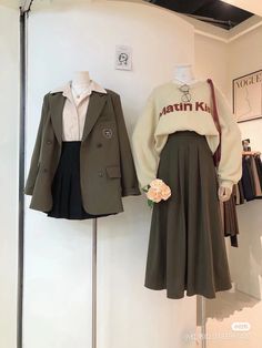 Academia Outfits, Clothes Korean Style, Long Skirts For Women