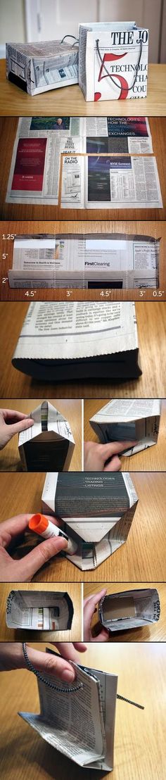 the instructions for how to make an origami book with paper and scissors in it